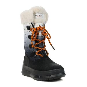 Sperry Women’s Kittery Shibori Black/White Winter Boots